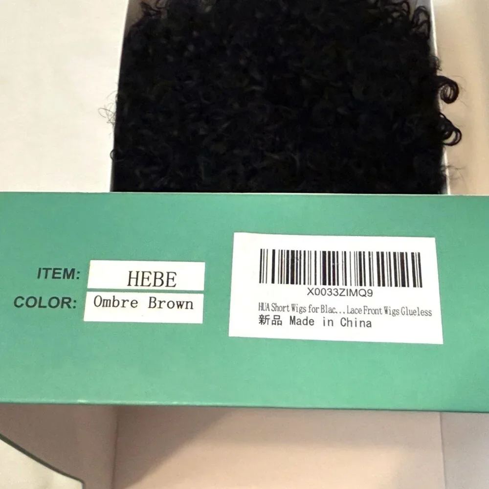 My Style Gold Label Premium Wig 100% Human Hair Hebe Ombre Brown New Open Box